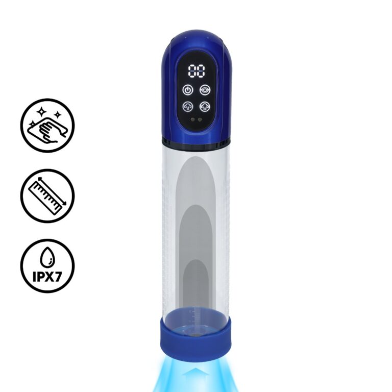 SHOTS ENGAGE PENISPUMPE BLAU