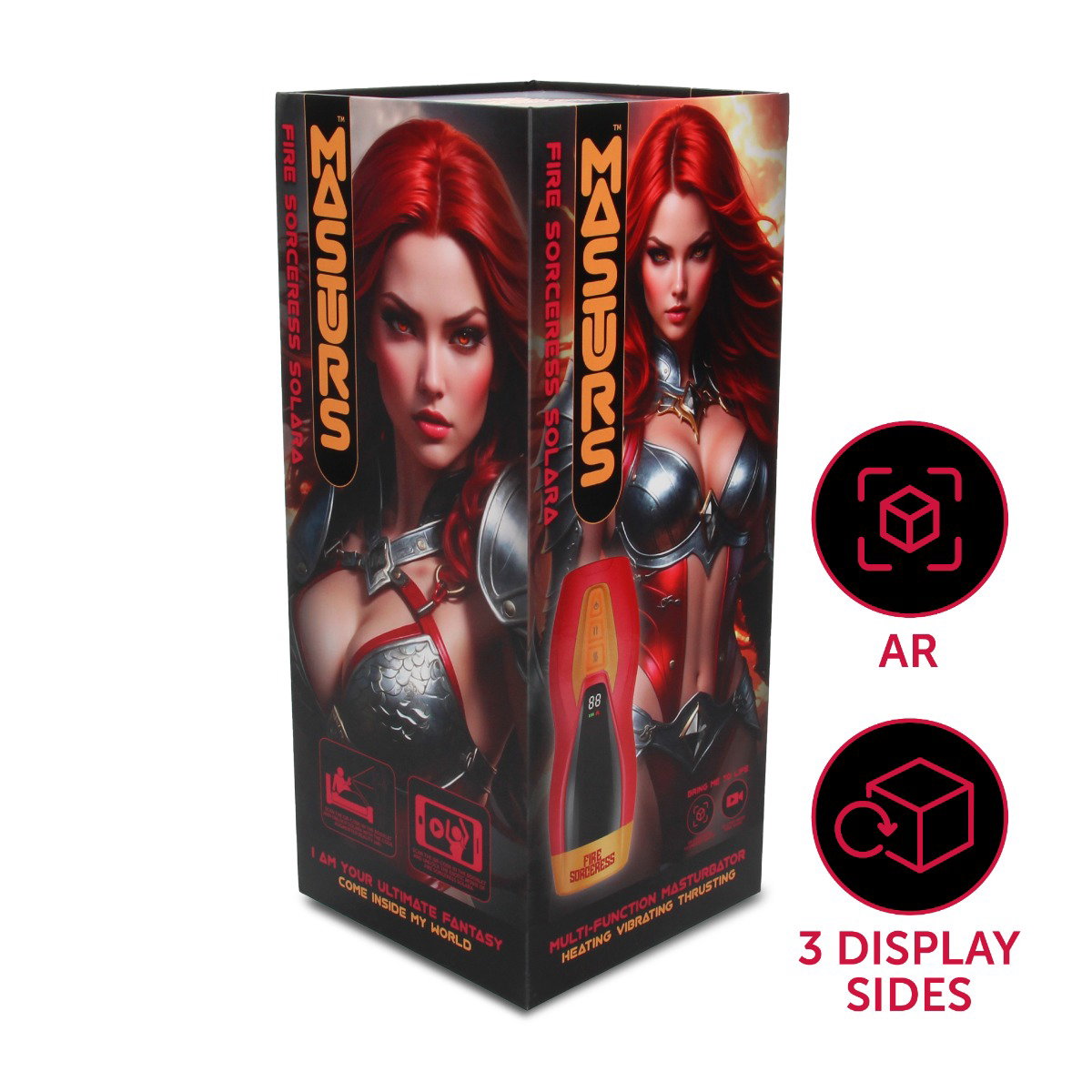 MASTURS Solara - Fire Sorceress - Multi Funktions Masturbator – Bild 4