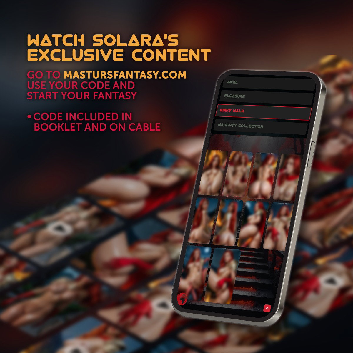 MASTURS Solara - Fire Sorceress - Multi Funktions Masturbator – Bild 15
