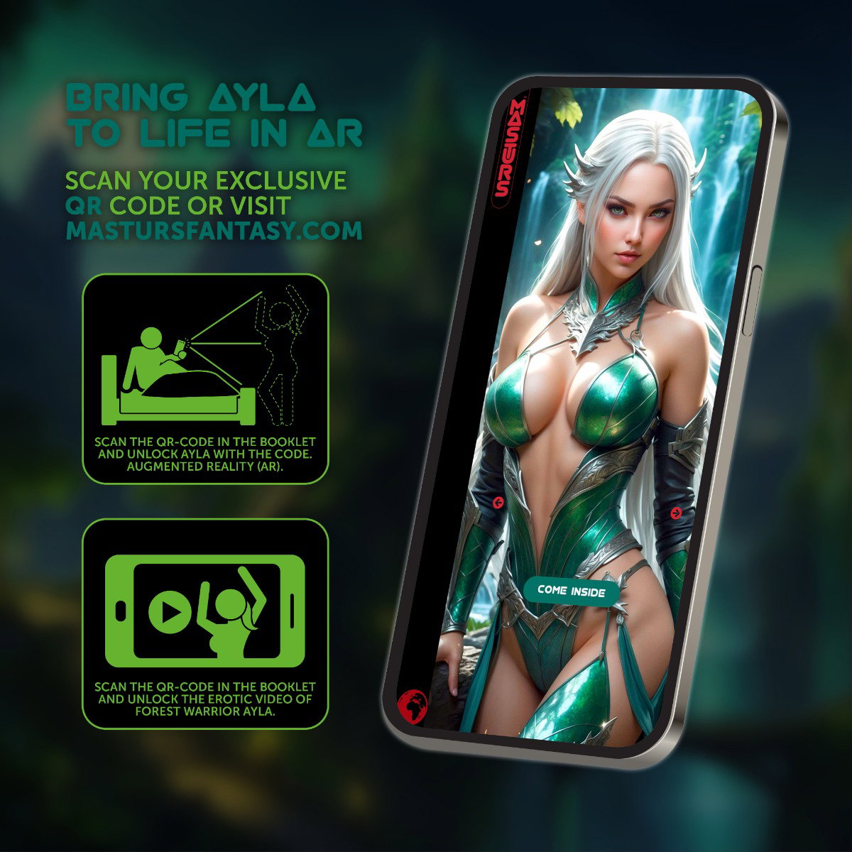 MASTURS Ayla - Forest Warrior - Multi Funktions Masturbator – Bild 15