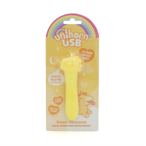 Alternative view of UNIHORN USB BEAN BLOOSOM GELB