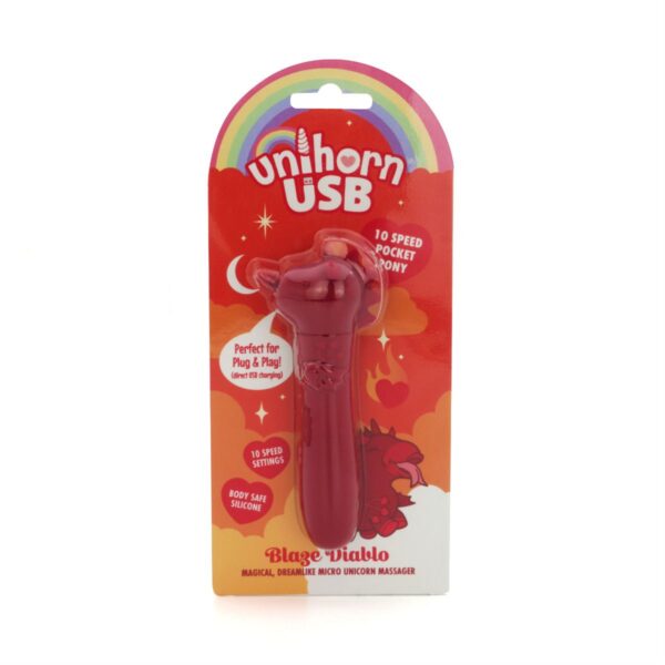 Alternative view of UNIHORN USB BLAZE DIABOLO DUNKELROT