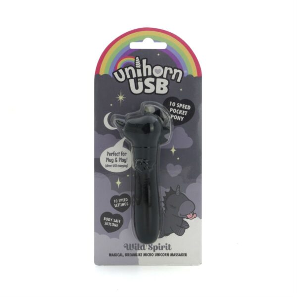 Alternative view of UNIHORN USB BULLET WILD SPIRIT SCHWARZ