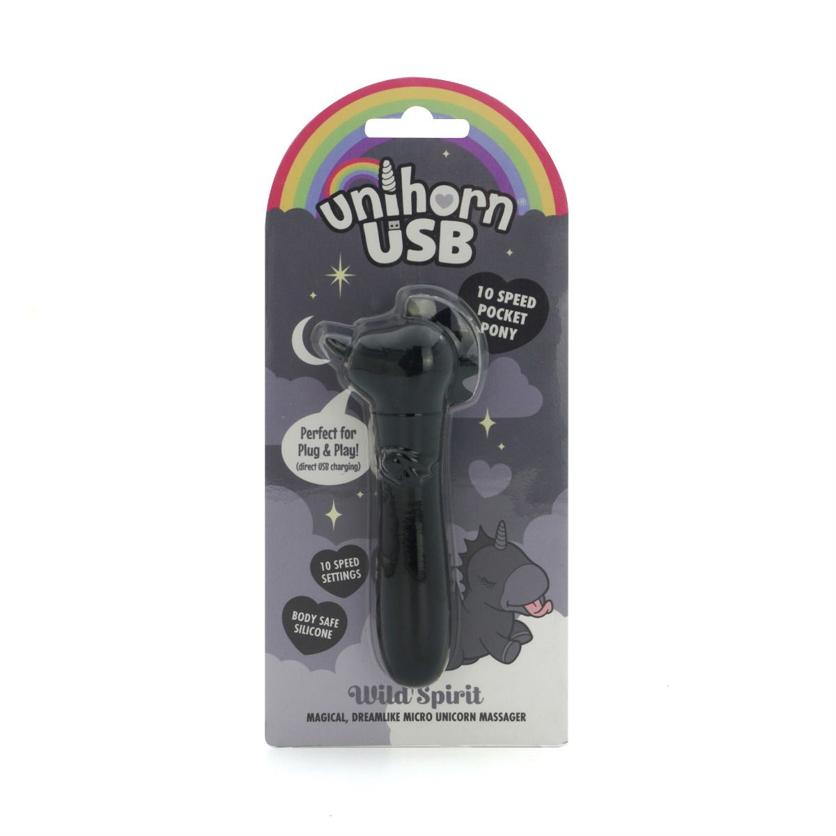 UNIHORN USB BULLET WILD SPIRIT SCHWARZ – Bild 2