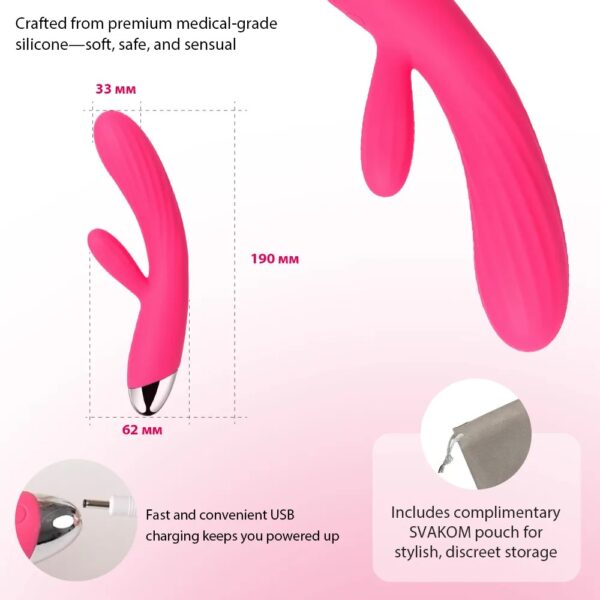 SVAKOM Angel Powerful Warming Vibrator – Bild 7