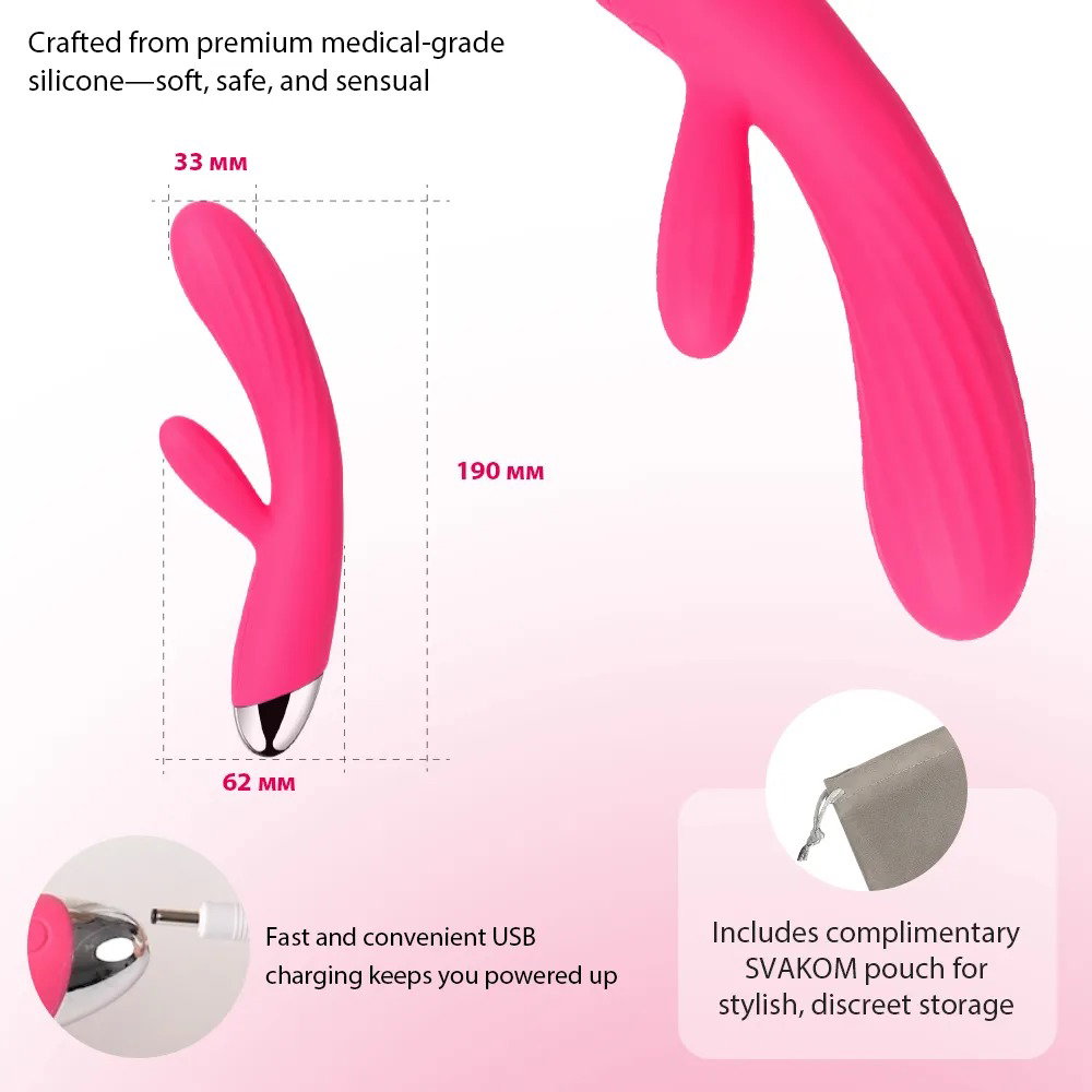 SVAKOM Angel Powerful Warming Vibrator – Bild 7