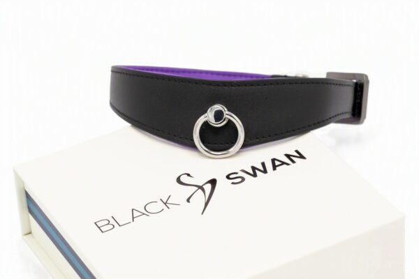 Black Swan Halsband Black Purple – Bild 3