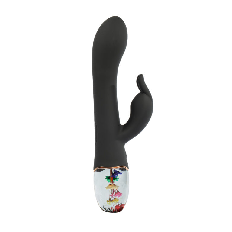 LOVISS Flora Garden Rabbit Vibrator Schwarz