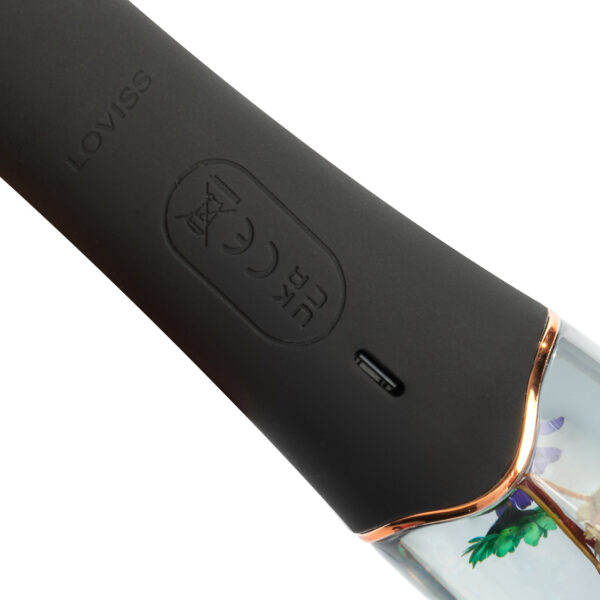 LOVISS Flora Garden Rabbit Vibrator Schwarz – Bild 8