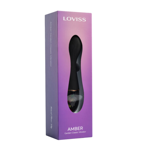 LOVISS Amber Garden Classic Vibrator Schwarz – Bild 9