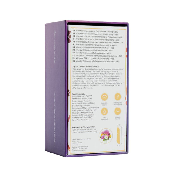 LOVISS Lipora Garden Bullet Vibrator Lila – Bild 9
