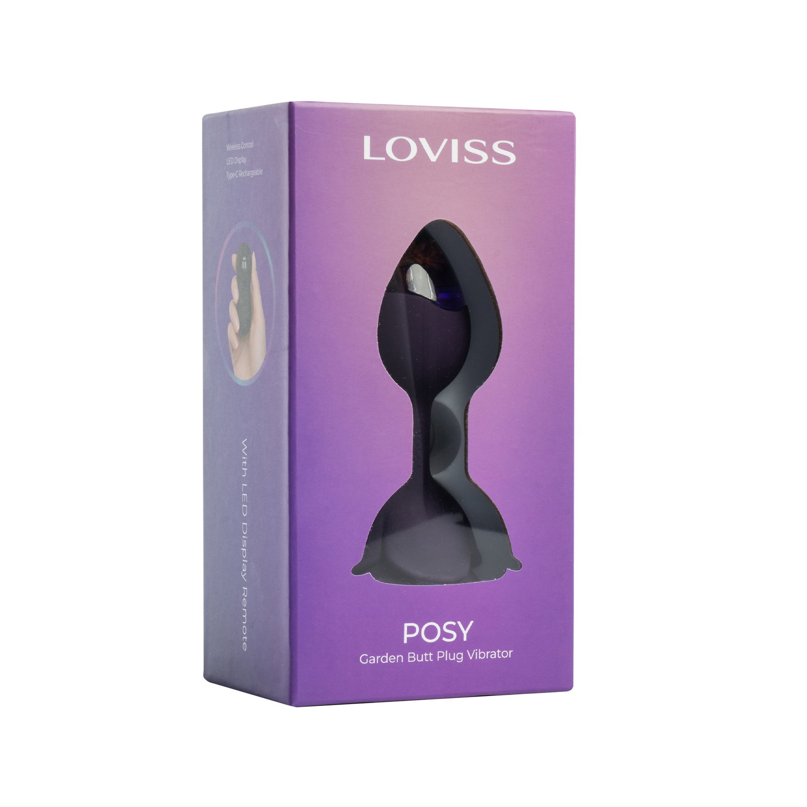 LOVISS Posy Garten Analplug mit Fernbedienung Lila – Bild 3