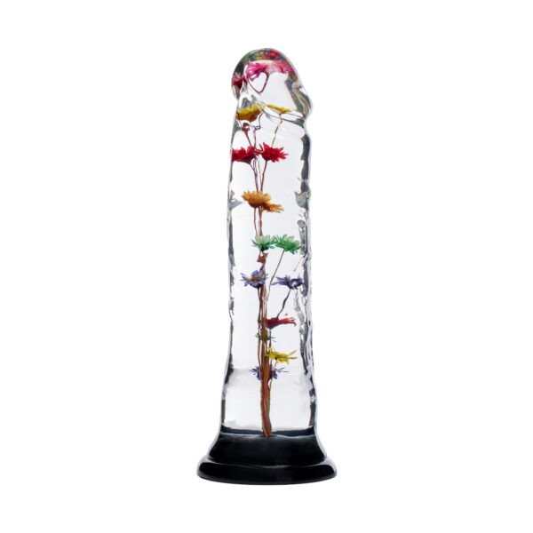 Alternative view of LOVISS Helichrysum Dildo mit Gartenblumen Textur