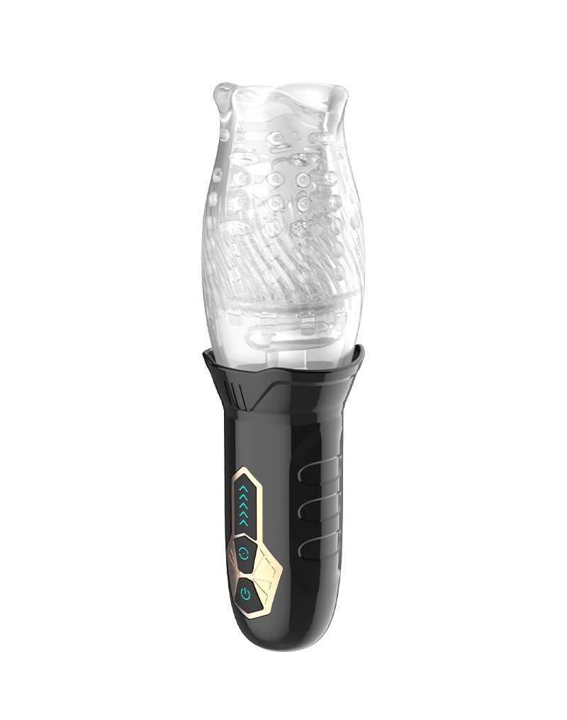 Orgastobator 01 Masturbator Schwarz & Transparent – Bild 5