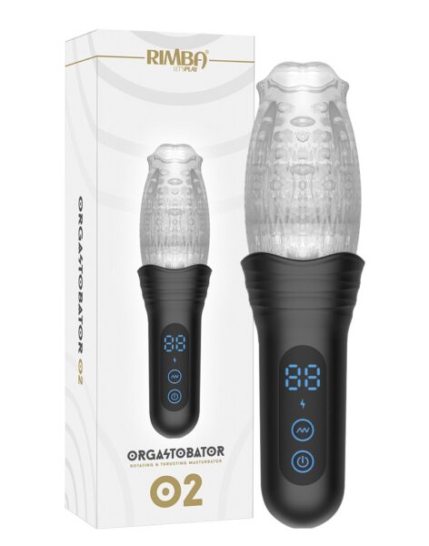 Alternative view of Orgastobator 02 Masturbator Schwarz & Transparent