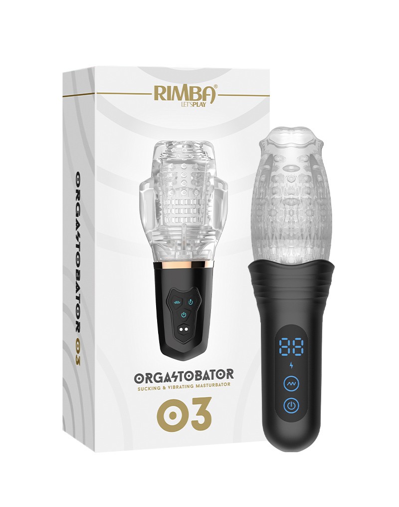 Orgastobator 03 Masturbator Schwarz & Transparent – Bild 3