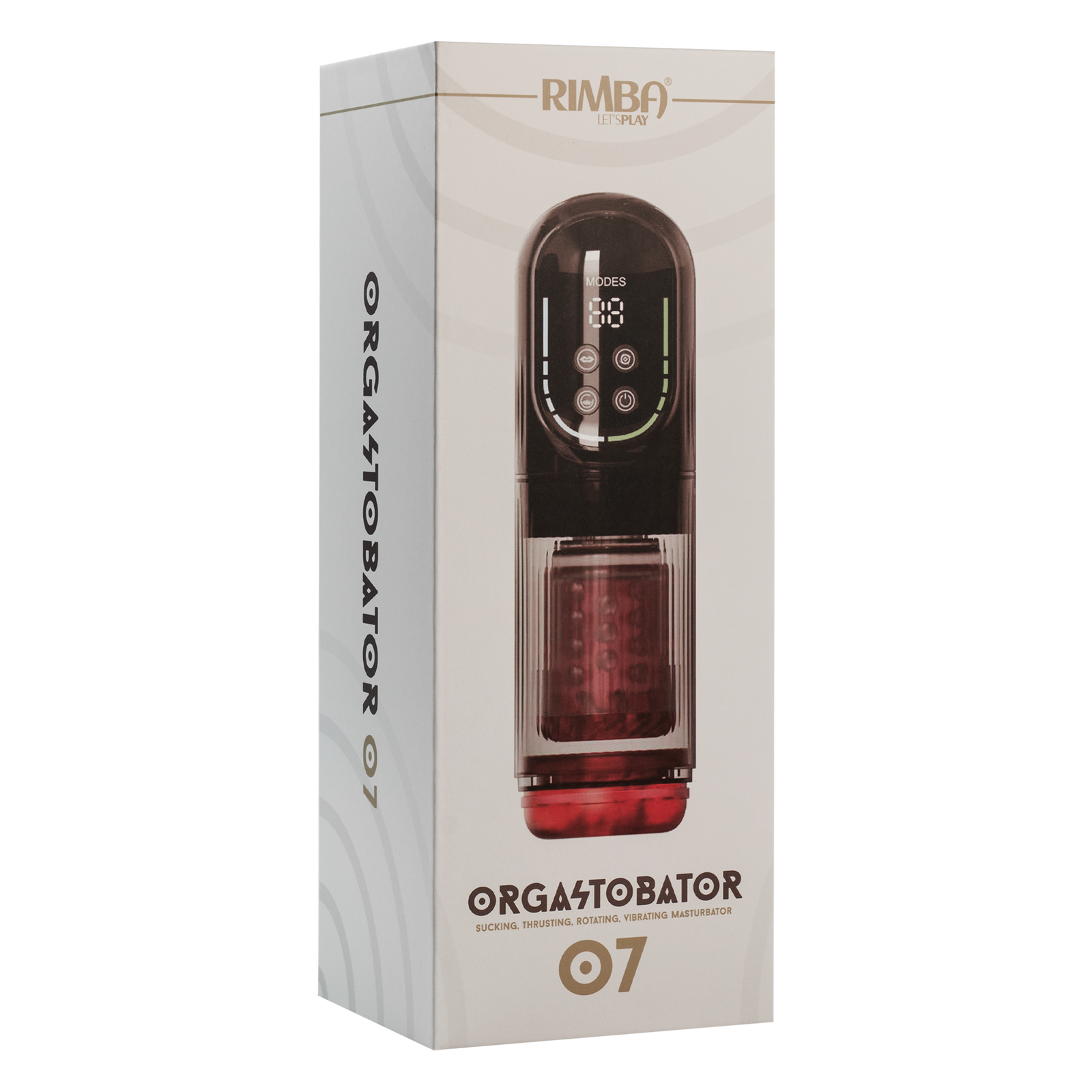 Orgastobator 07 Masturbator Schwarz Transparent & Rot – Bild 11