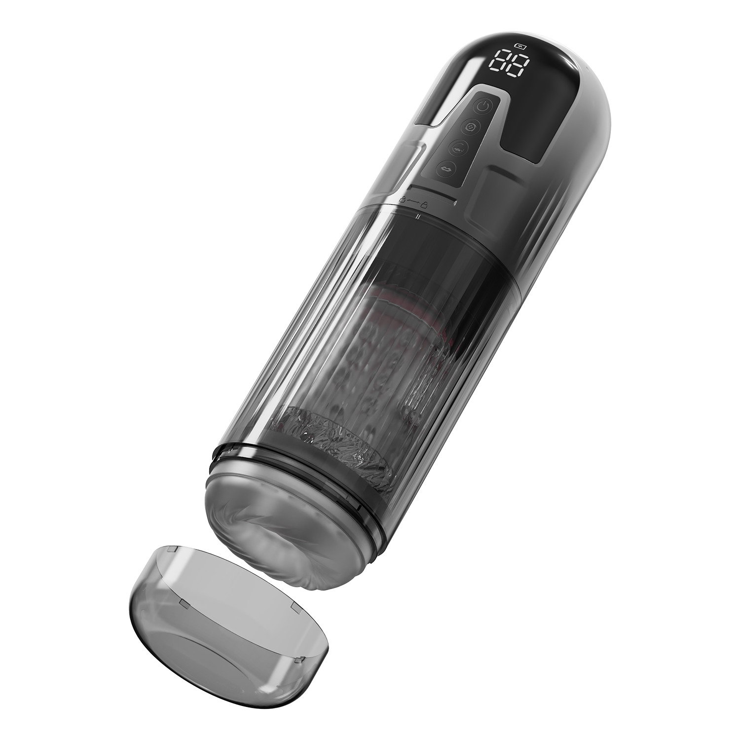 Orgastobator 08 Masturbator Schwarz & Transparent – Bild 7