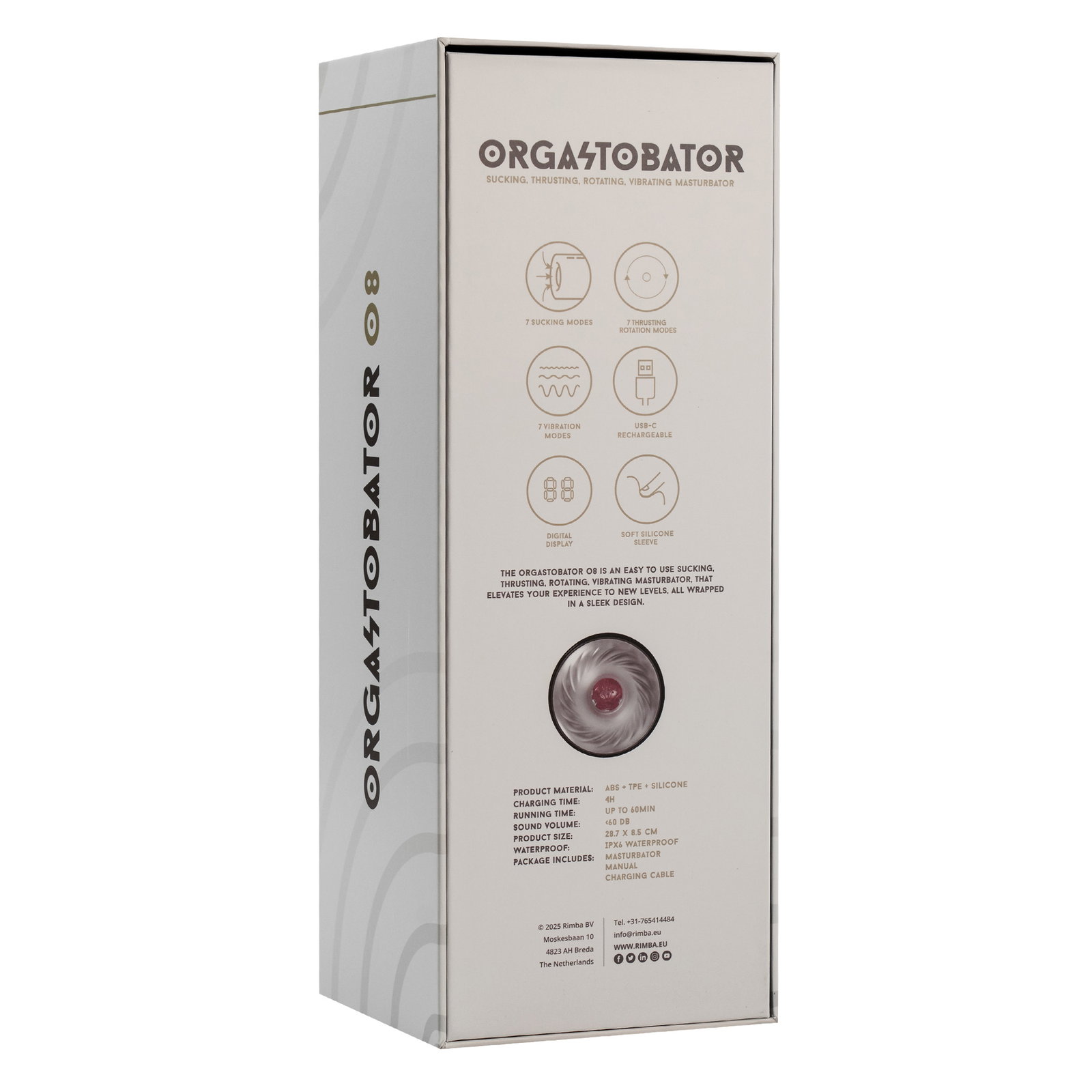 Orgastobator 08 Masturbator Schwarz & Transparent – Bild 9