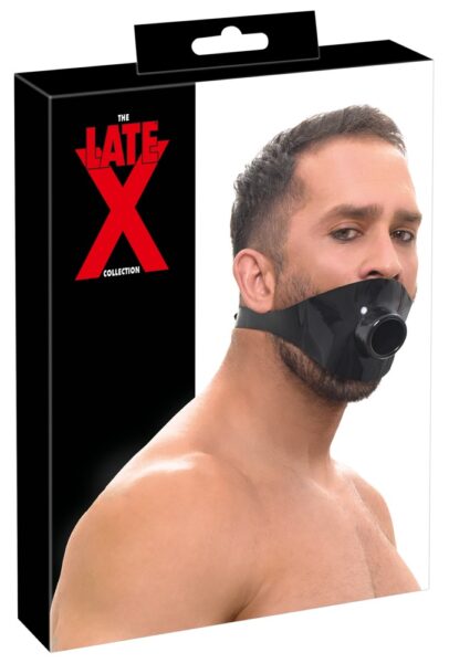 Late X Knebel aus Latex