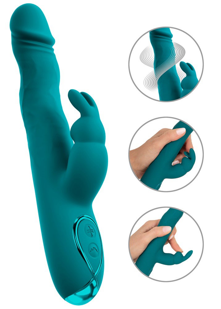 Sweet Smile Rabbit Vibrator with Wiggling Function – Bild 2