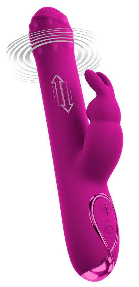 Sweet Smile Rabbit Vibrator with Rotation and Thrust Function – Bild 7