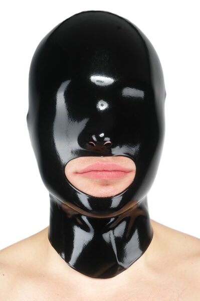 Alternative view of Latex Maske Mund