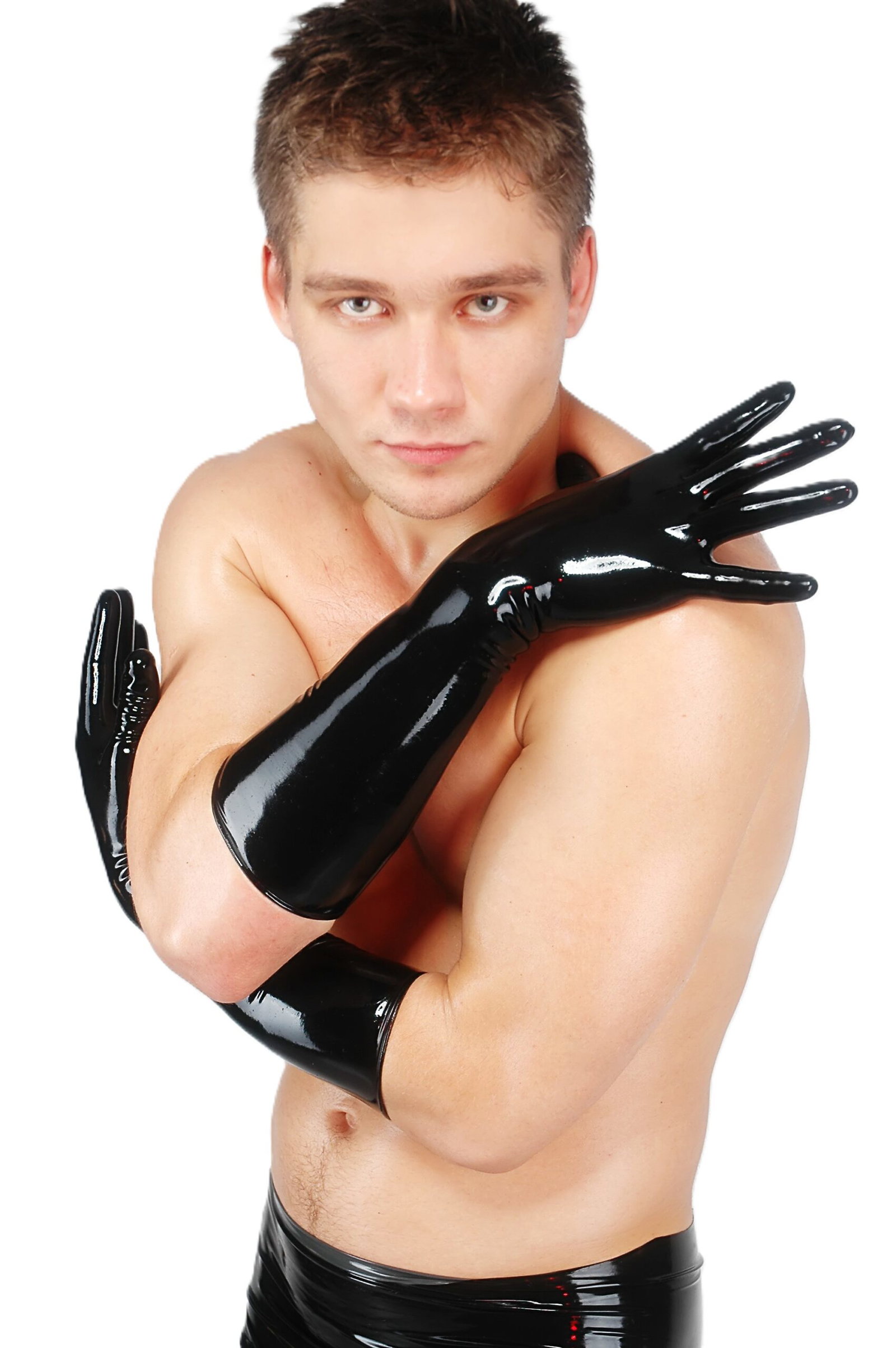 Latex Handschuhe Ellbogen Lang – Bild 2
