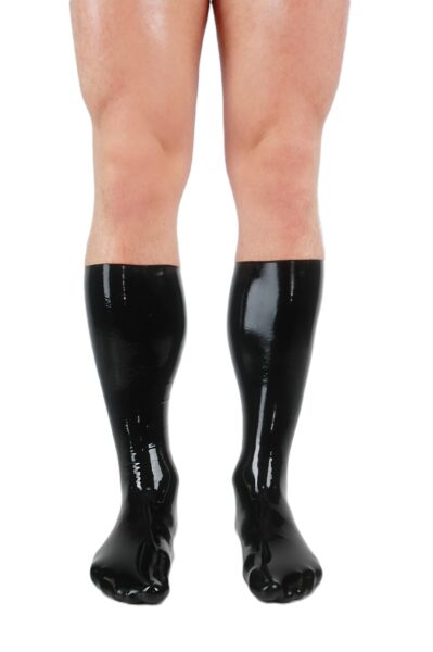 Latex Strümpfe Knielang – Bild 4