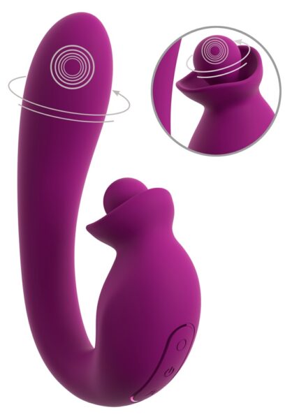 Alternative view of JAVIDA Vibrator With Double Rotation