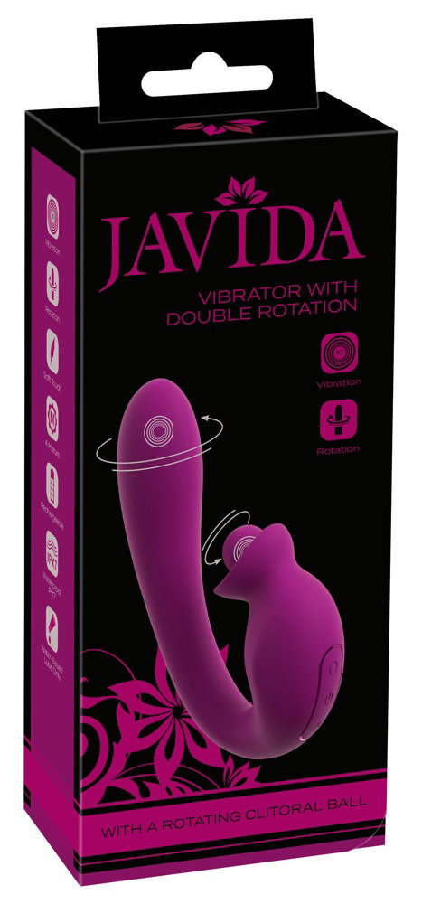 JAVIDA Vibrator With Double Rotation