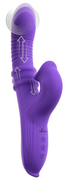 Sweet Smile Thrusting Vibrator with a Moving Ring – Bild 6