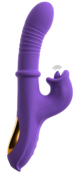 Sweet Smile Thrusting Vibrator with a Moving Ring – Bild 7