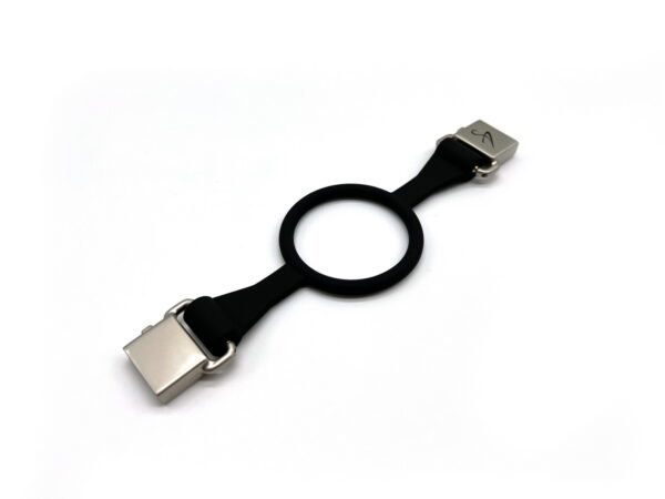 Alternative view of Black Swan Gag Ring 40 mm Schwarz