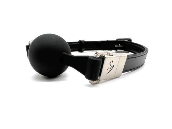 Alternative view of Black Swan Ball Gag 40 mm Full Schwarz
