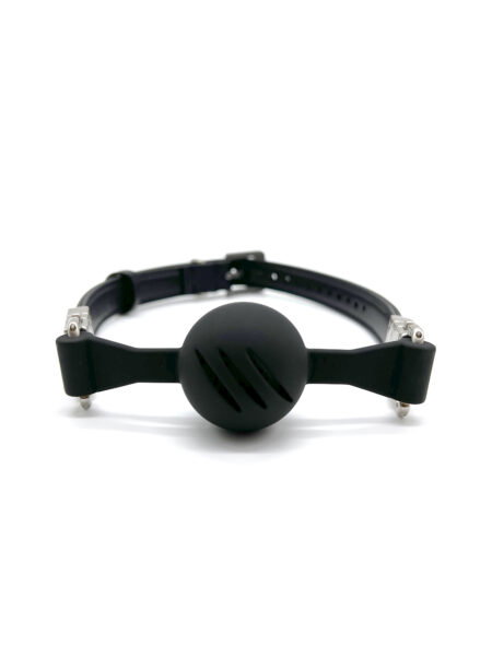 Black Swan Ball Gag 45 mm Full Schwarz – Bild 4