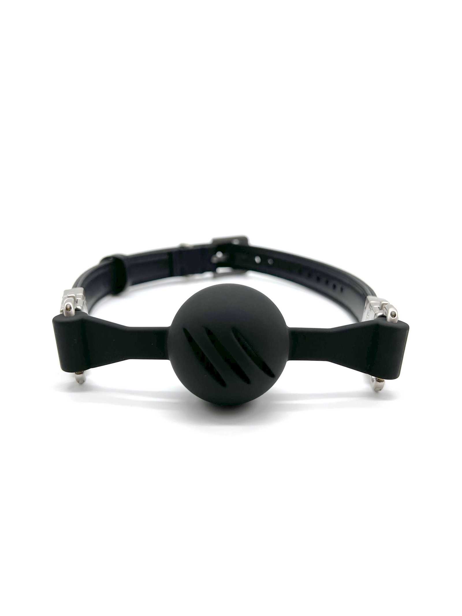 Black Swan Ball Gag 45 mm Full Schwarz – Bild 4