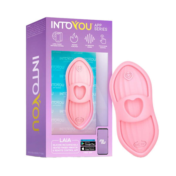 Alternative view of INTOYOU LAIA BEHEIZBARER FINGERVIBRATOR MIT APP STEUERUNG PINK