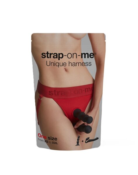 STRAP ON ME Unique Lingerie Harness Rot – Bild 6