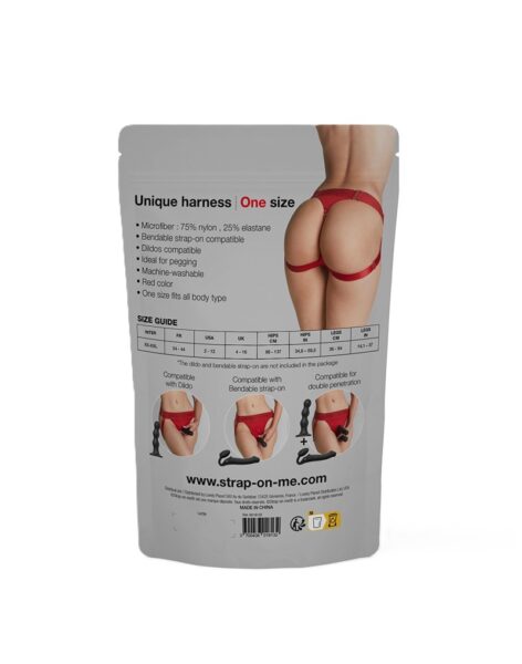 STRAP ON ME Unique Lingerie Harness Rot – Bild 7