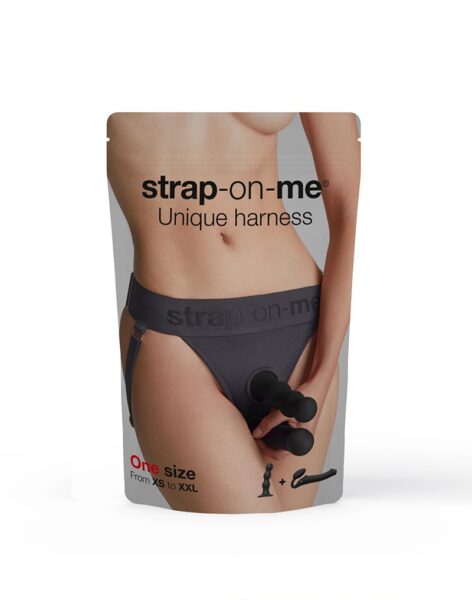 Strap on me Unique Lingerie Harness Grau – Bild 6