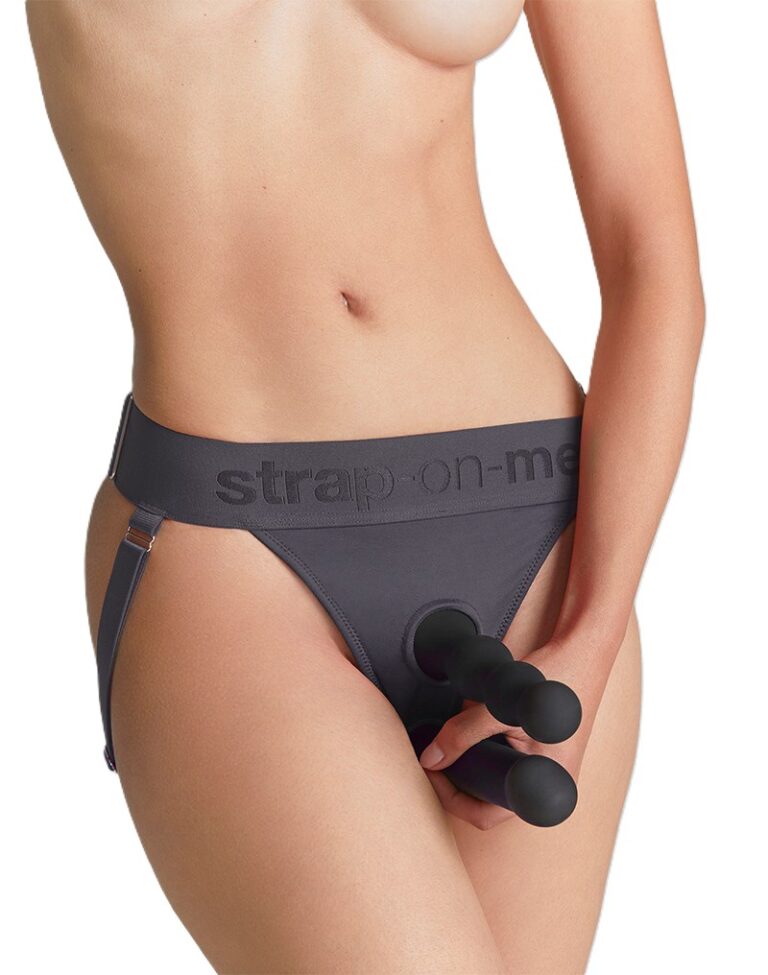 Strap on me Unique Lingerie Harness Grau