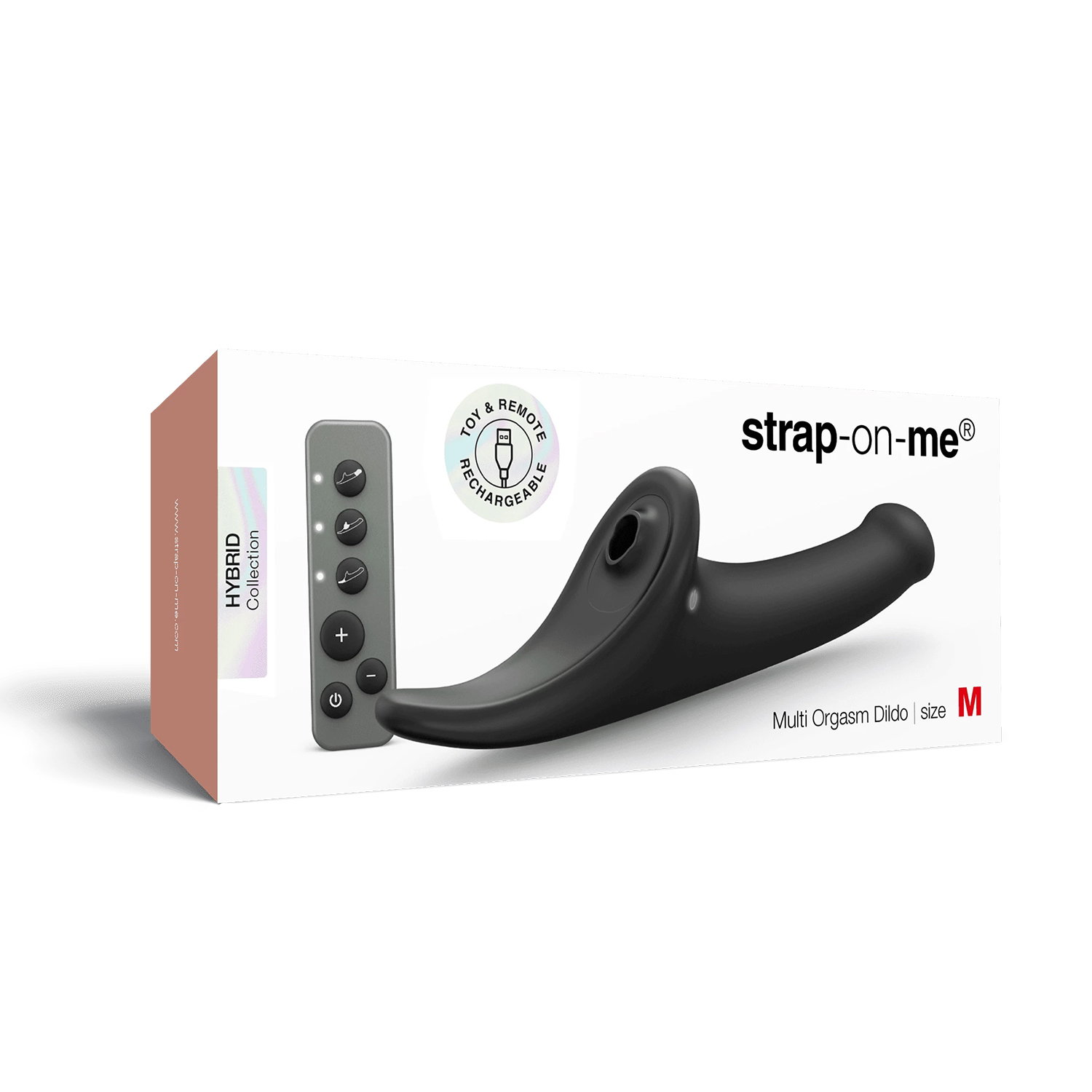 STRAP ON ME MULTI ORGASM REALISTIC DILDO BLACK M – Bild 3
