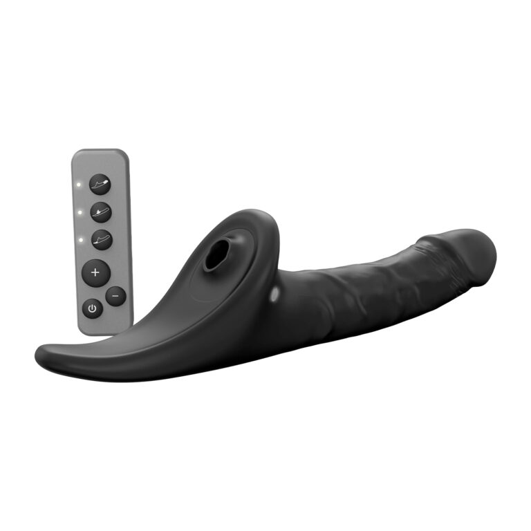 STRAP ON ME MULTI ORGASM REALISTIC DILDO BLACK XL