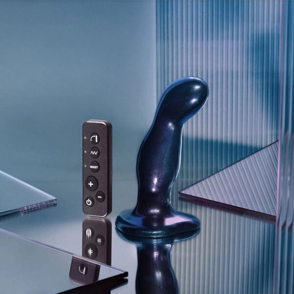 Strap on Me Fingerdildo Medium mit Vibration Blau – Bild 10