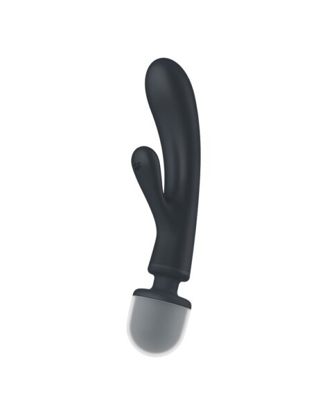 SATISFYER TRIPLE LOVER 2 IN 1 MASSAGESTAB RABBIT VIBRATOR SCHWARZ – Bild 6