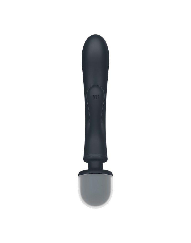 SATISFYER TRIPLE LOVER 2 IN 1 MASSAGESTAB RABBIT VIBRATOR SCHWARZ – Bild 5