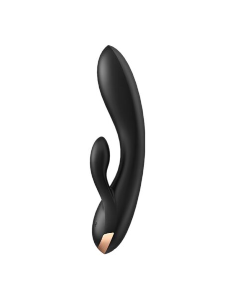 SATISFYER DOUBLE FLEX RABBIT VIBRATOR SCHWARZ – Bild 7