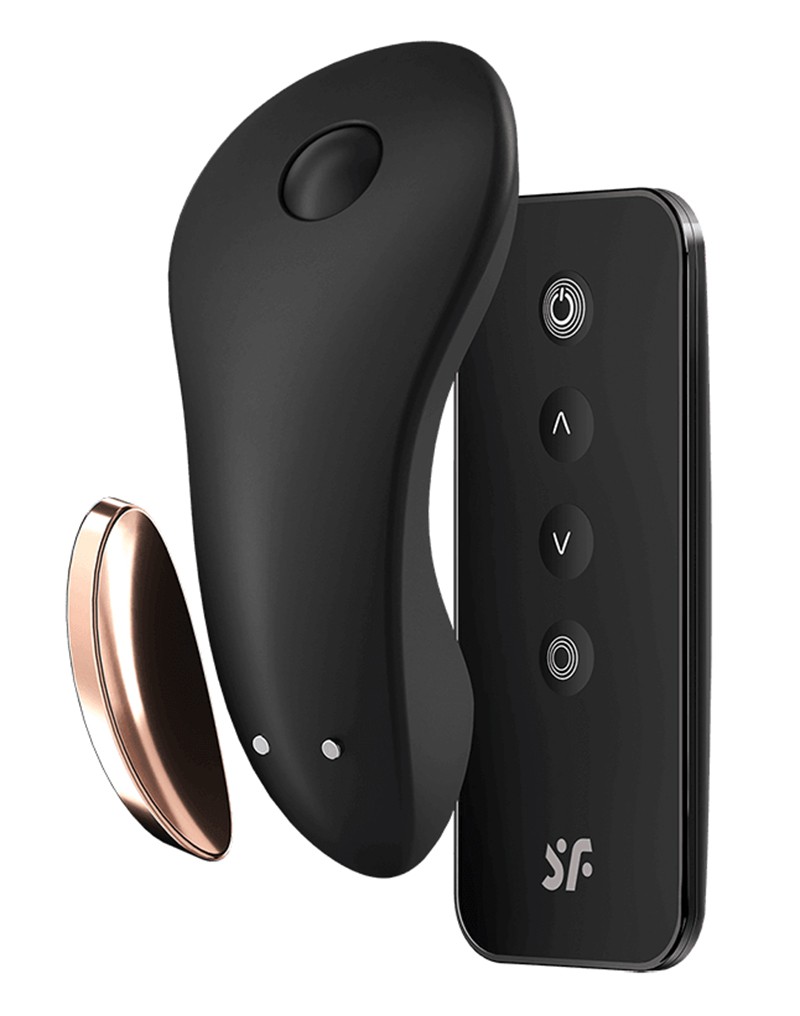 SATISFYER LITTLE SECRET PANTY VIBRATOR SCHWARZ – Bild 3