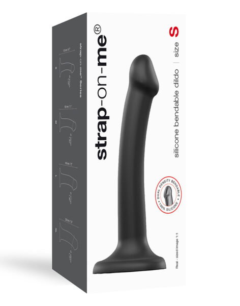 Alternative view of STRAP ON ME DUAL DENSITY DILDO SCHWARZ